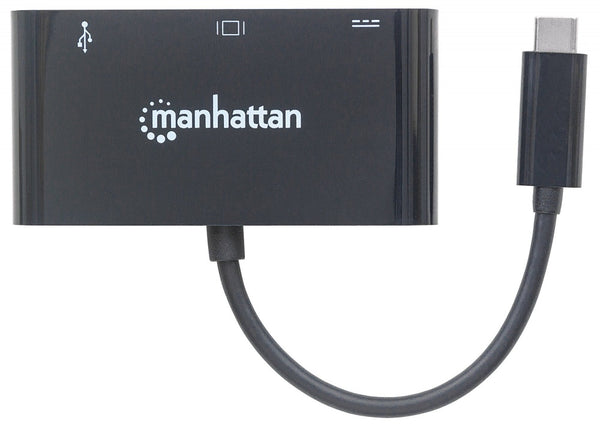 CONVERTIDOR MANHATTAN USB-C A SVGA H+USB3+U