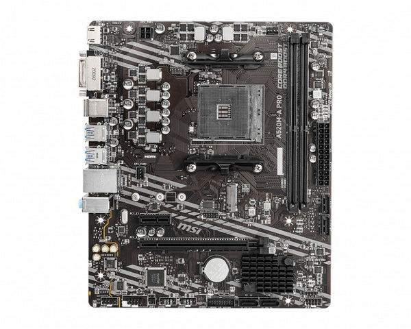 Tarjeta Madre MSI micro ATX A520M-A PRO, S-AM4, AMD A520, HDMI, 64GB DDR4 para AMD