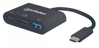 CONVERTIDOR MANHATTAN USB TIPO C A HDMI/USB C