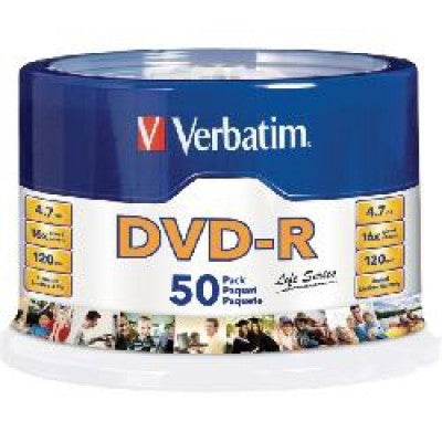 DISCO VERBATIM DVD-R 16X CON 50 PZAS.