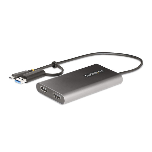 ADAPTADOR USB-C A HDMI DOBLE 4KA 60HZ PD DE 100W TIPO C