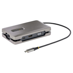ADAPTADOR MULTIPUERTOS USB-CVIDEO HDMI 4K/VGA HUB MST